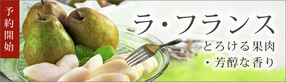 山形の洋梨 ラ・フランスバナーPC