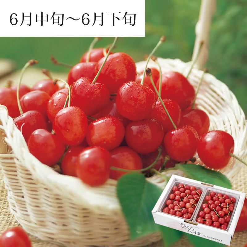 秀選佐藤錦 バラ詰め 1kg_パッケージイメージ