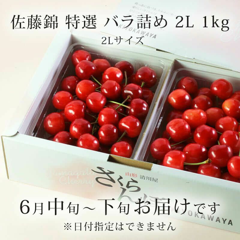 特選佐藤錦 大粒バラ詰め_お届け時期