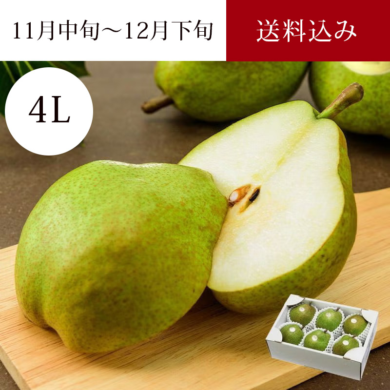 大玉 ラ・フランス 4L 6玉入イメパケ画像