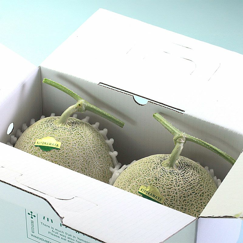 清川屋のアンデスメロン 2玉_パッケージ3