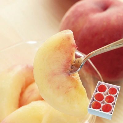 太陽のあかつき 桃 6～8玉（約1.7kg） 8月上旬～8月中旬お届け