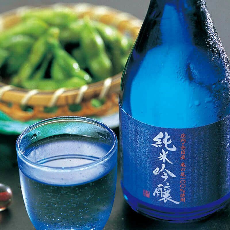 亀の尾純米吟醸×だだちゃ豆 セット ＜早生豆＞ 8月上～中旬お届け_イメージ1