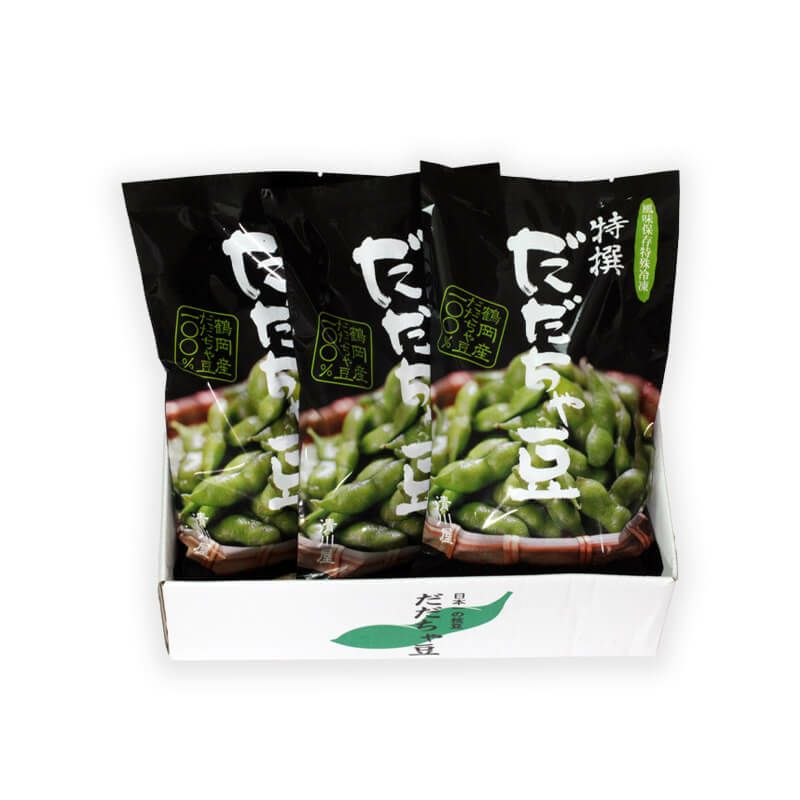 冷凍特選だだちゃ豆　３袋パッケージ
