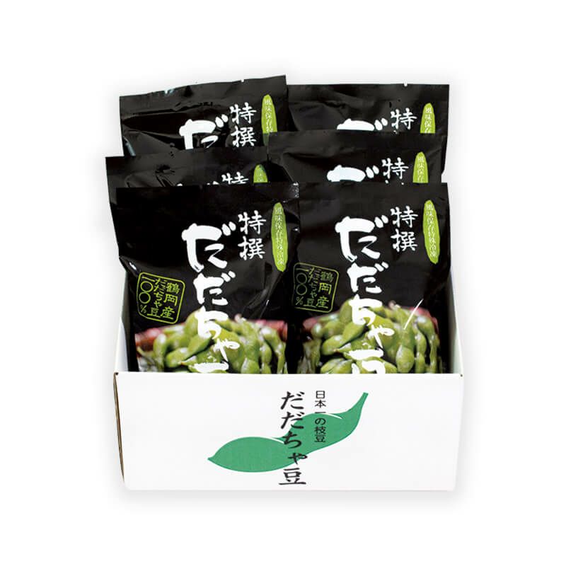 冷凍特選だだちゃ豆 6袋 山形県鶴岡市名産品だだちゃ豆を急速冷凍｜清川屋