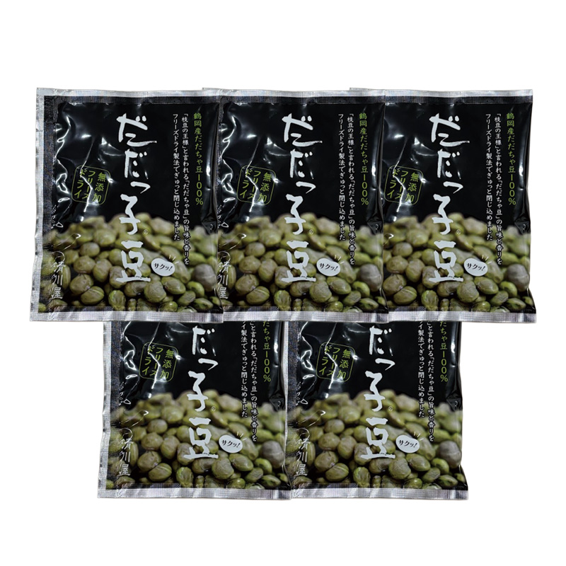 だだっ子豆 5袋_パッケージ