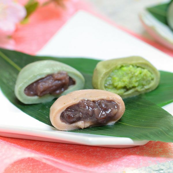 麩まんじゅう　３色　詰合せイメージ