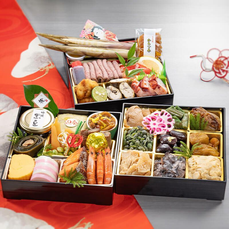 山菜料亭「玉貴」特製 おせち 三段 イメージ画像1