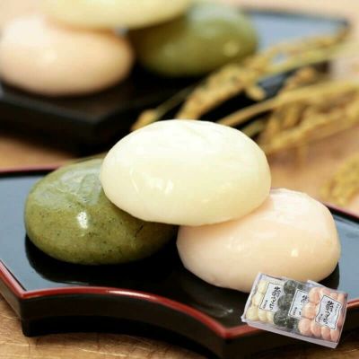 出羽のもち よもぎ 絹のようななめらかさ山形極上餅｜清川屋