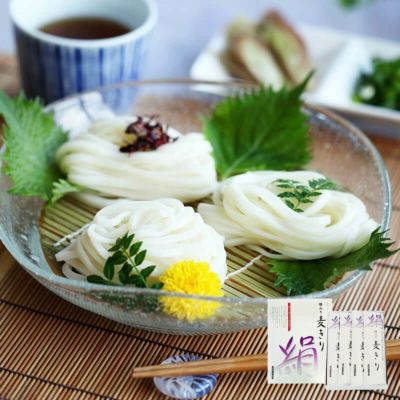 絹入り麦切り 200g×8把(箱入)