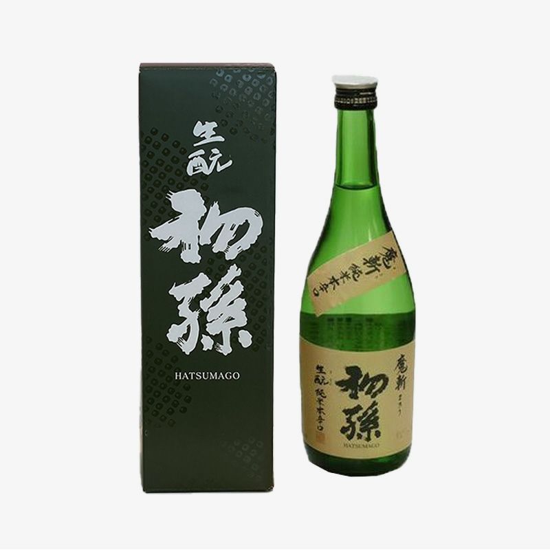 「初孫」　魔斬　生もと純米本辛口　720mlパッケージ画像