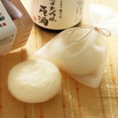 お酒でつくった 手ごね石鹸・亀の尾 ～限定販売～