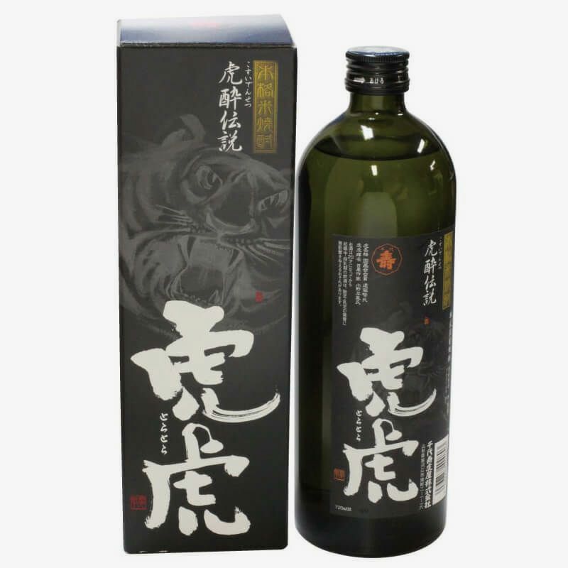 「千代寿」虎酔伝説 虎虎 黒_パッケージ