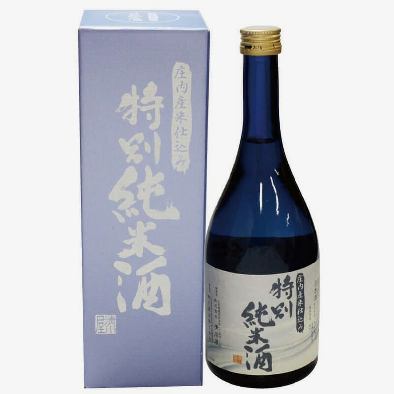 「清川屋オリジナル」 庄内産米仕込み 特別純米酒 720ml_パッケージ