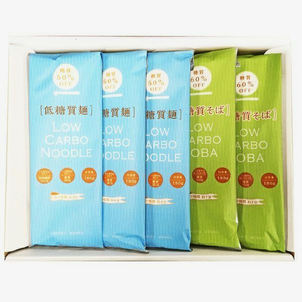 低糖質めん詰合せパッケージ画像