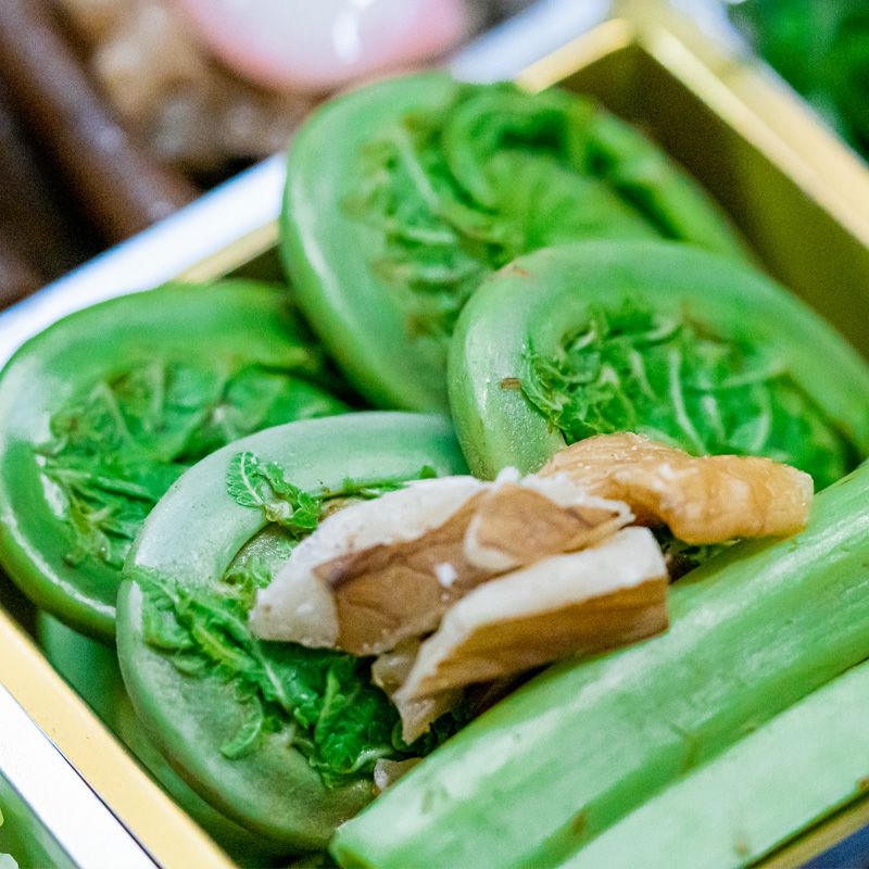 山菜料亭「玉貴」特製 新緑の山菜重箱 7寸一段 イメージ画像3