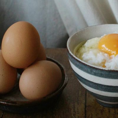 名水赤がら生卵