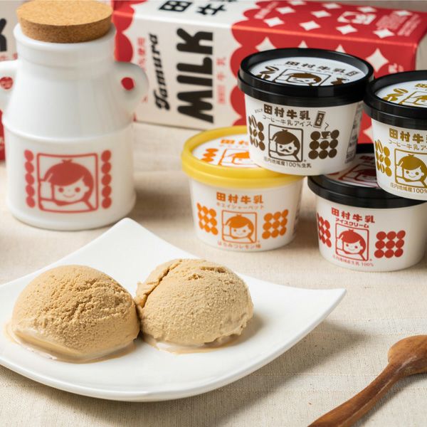 牛乳屋さんのアイスクリームイメ