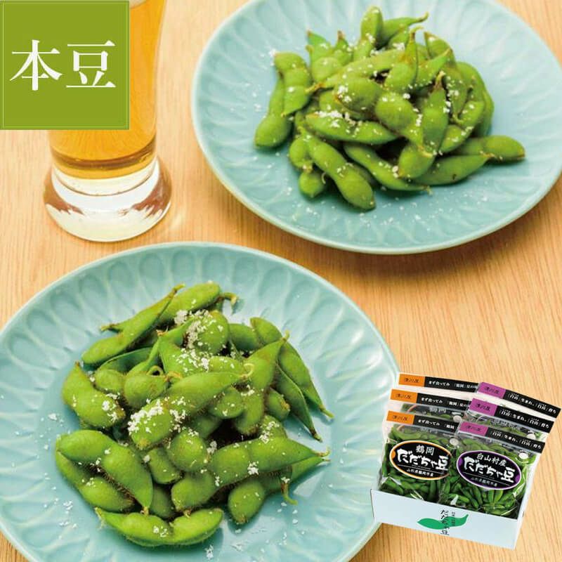 だだちゃ豆 食べ比べ [大] ＜本豆＞ 朝採り直送名産だだちゃ豆｜清川屋