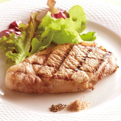 三元豚ロースステーキ