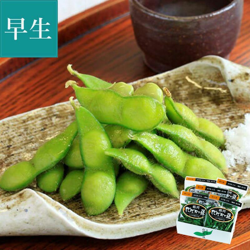 鶴岡 だだちゃ豆 ＜早生豆＞ 8月上～中旬お届けイメージ