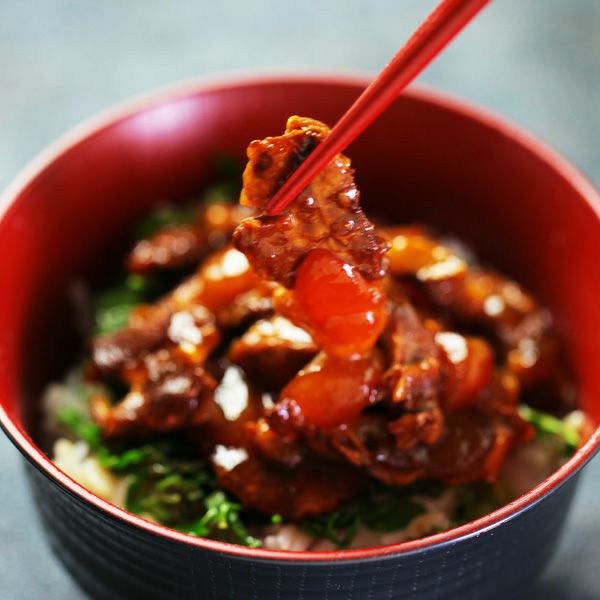 軟骨チャーシューとろ煮丼｜清川屋