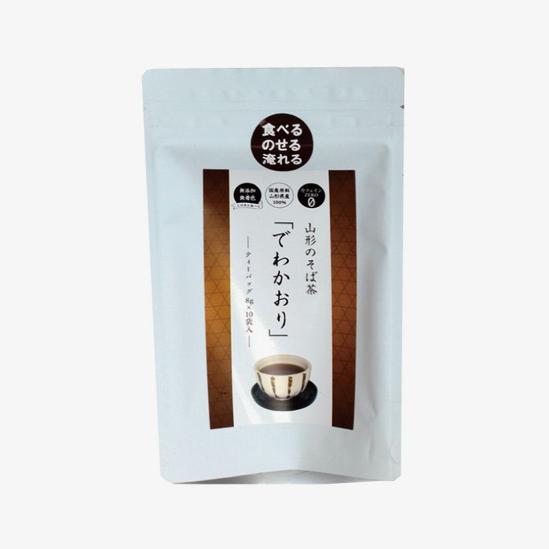 山形のそば茶 でわかおり_パッケージ画像
