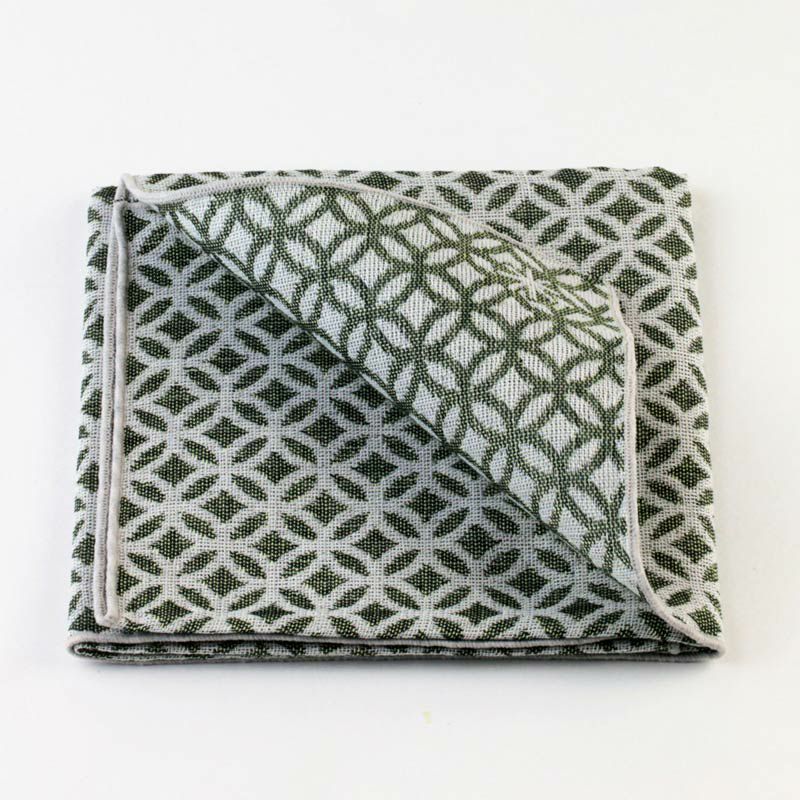 米織小紋ハンカチ 七宝_パッケージ画像