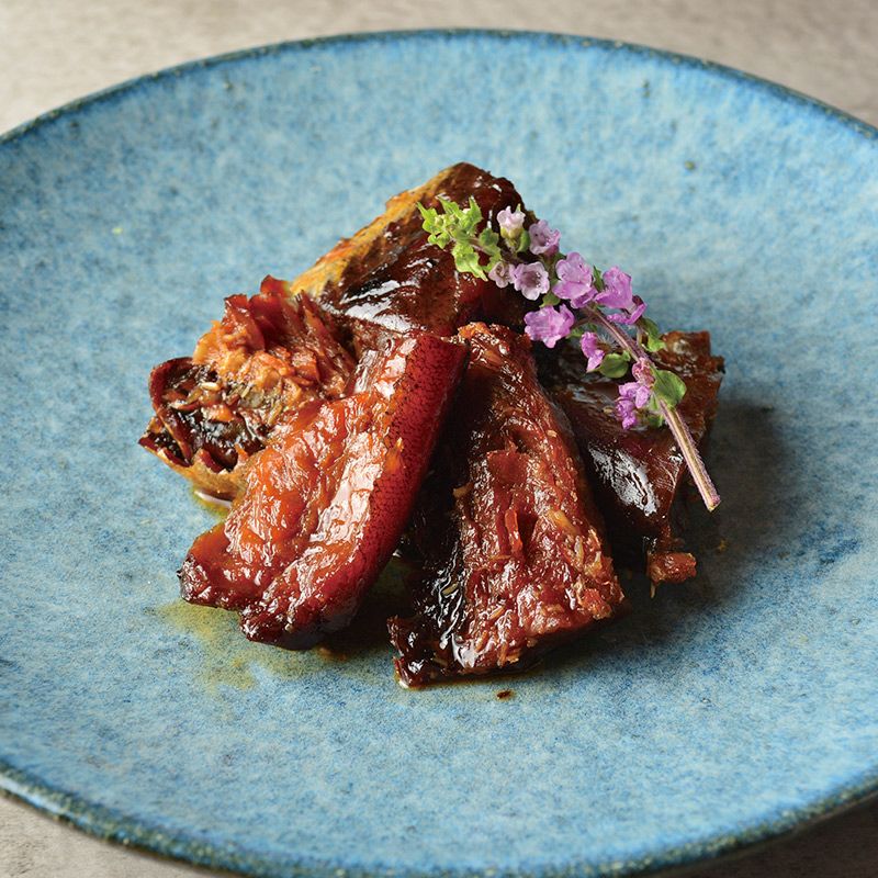 新春特価○ル レクチェ洋梨ラ.フランス赤絵鉢図【静物】長井亮之 画伯