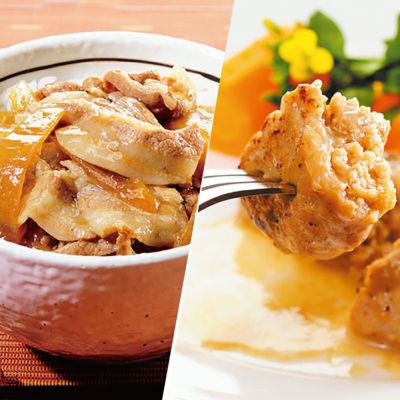 金華豚三元豚ハンバーグ＆豚丼ギフト 山形平田牧場詰合せギフトセット