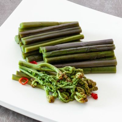 わらびの水煮 山形県置賜地方産ワラビ水煮パック｜清川屋