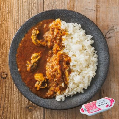 三陸産海の幸のみなとまちレストランカレー スパイシー牡蠣カレー