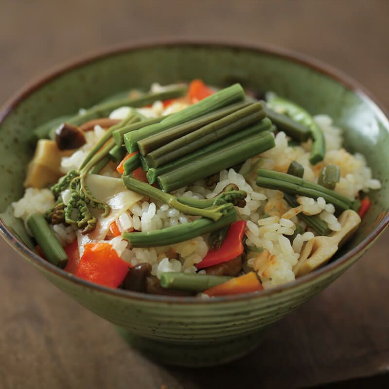 山形県産わらび-釜飯の素_イメージ2