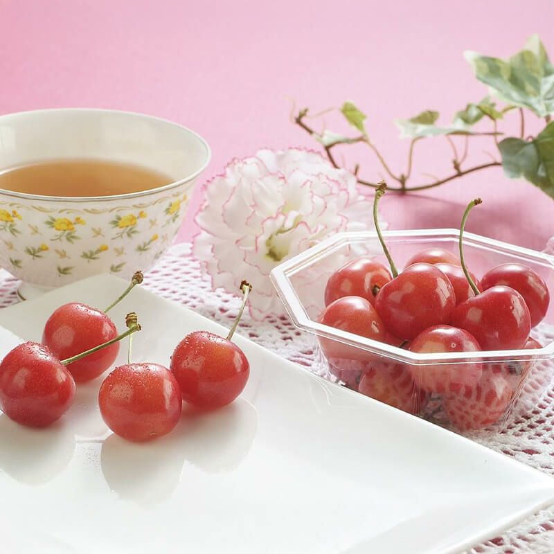 母の日さくらんぼ 佐藤錦 L 100g×2パック ダイヤパック 母の日