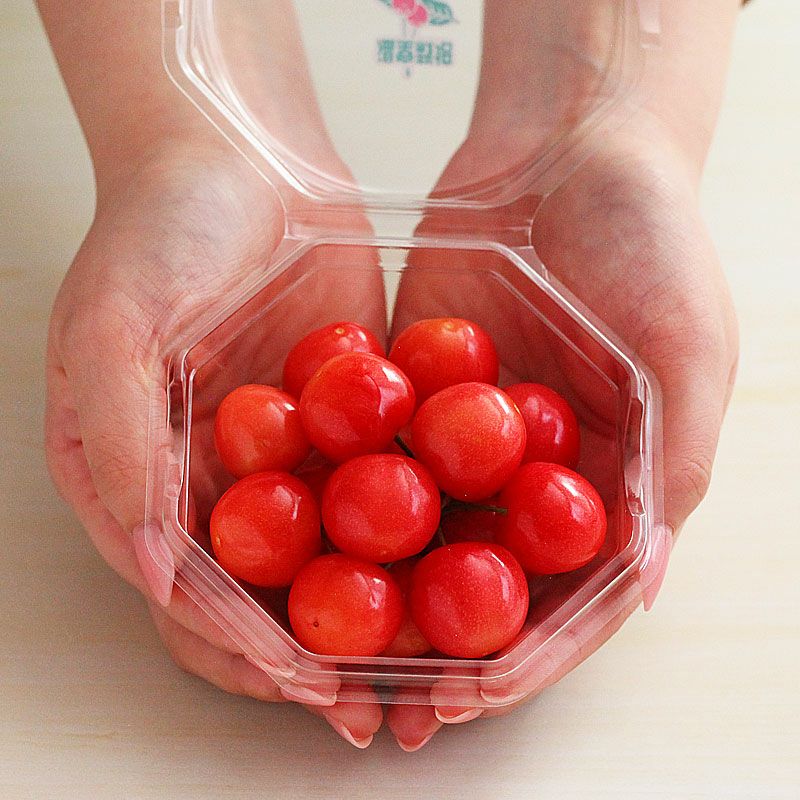 母の日さくらんぼ 佐藤錦 L 100g×2パック 温室そだちイメージ1