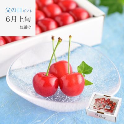 父の日さくらんぼ 佐藤錦 L 200g×1パック 温室そだち
