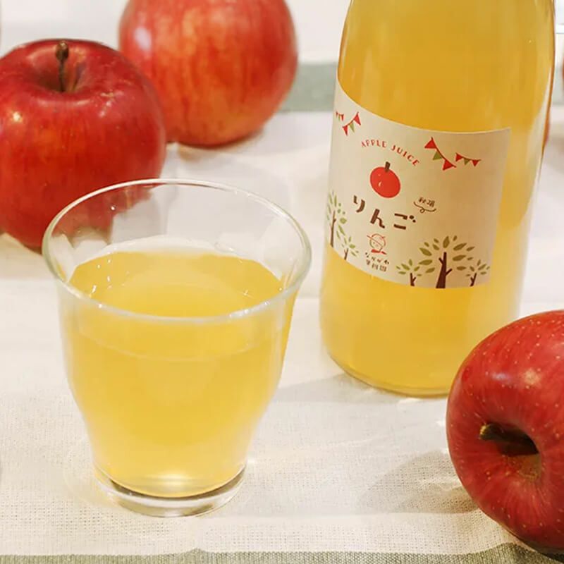 中川果樹園 フルーツジュース りんご＆ラ・フランス詰合せ_イメージ