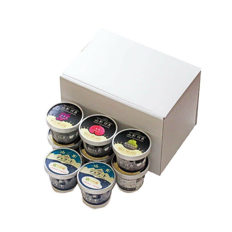 サン＆リブ 山形ジェラート 8個入_パッケージ