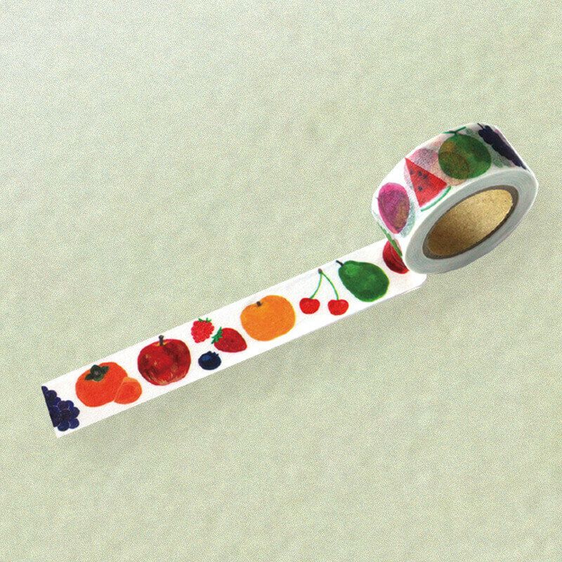 果実ころころマスキングテープ【フルーツ柄】_イメージ