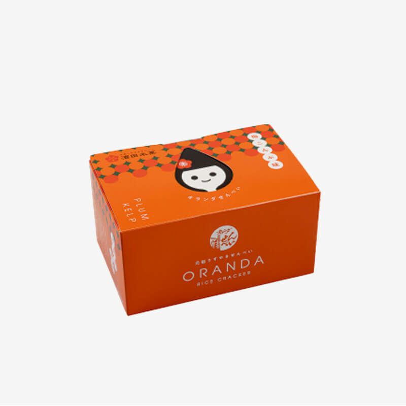 オランダせんべい 小箱 梅こんぶ_パッケージ