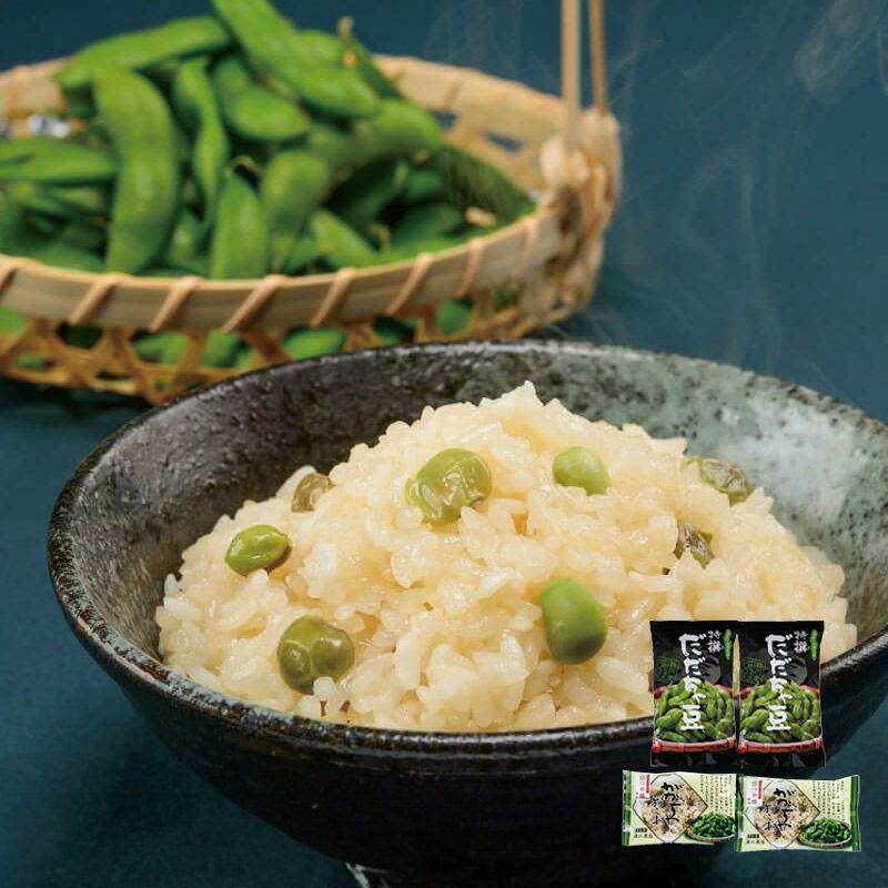 ががちゃおこわ×冷凍だだちゃ豆セットイメージ
