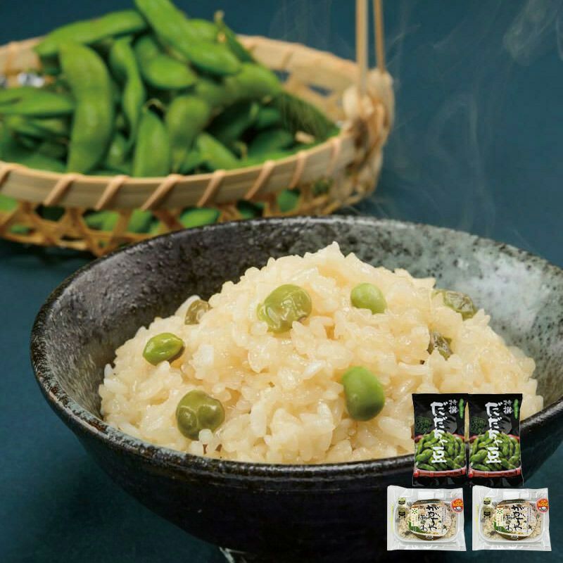 ががちゃおこわ×冷凍だだちゃ豆セットイメージ