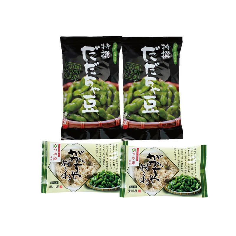 ががちゃおこわ×冷凍だだちゃ豆セット